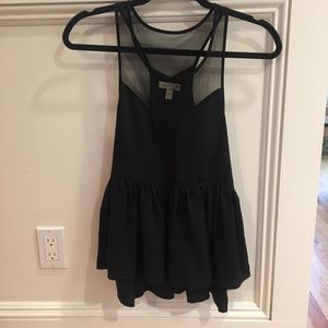 Silence and noise peplum top